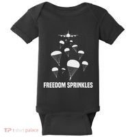 Paratrooper Freedom Sprinkles 82nd 101st Airborne Baby Bodysuit thumb 0