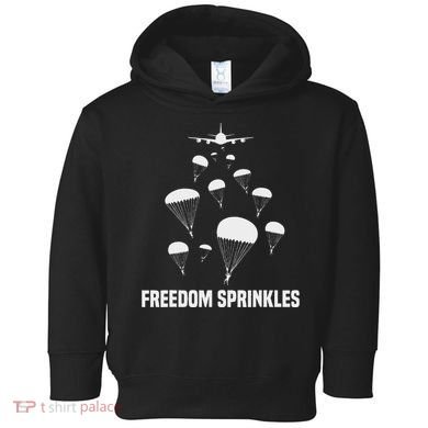 Paratrooper Freedom Sprinkles 82nd 101st Airborne Toddler Hoodie