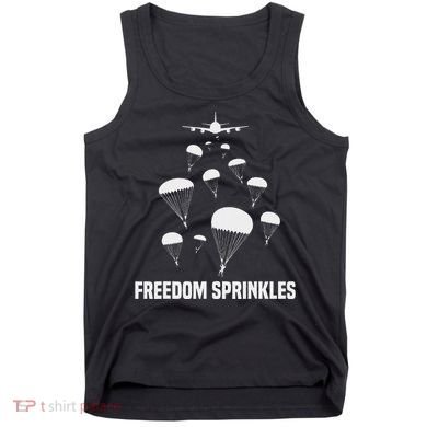 Paratrooper Freedom Sprinkles 82nd 101st Airborne Tank Top
