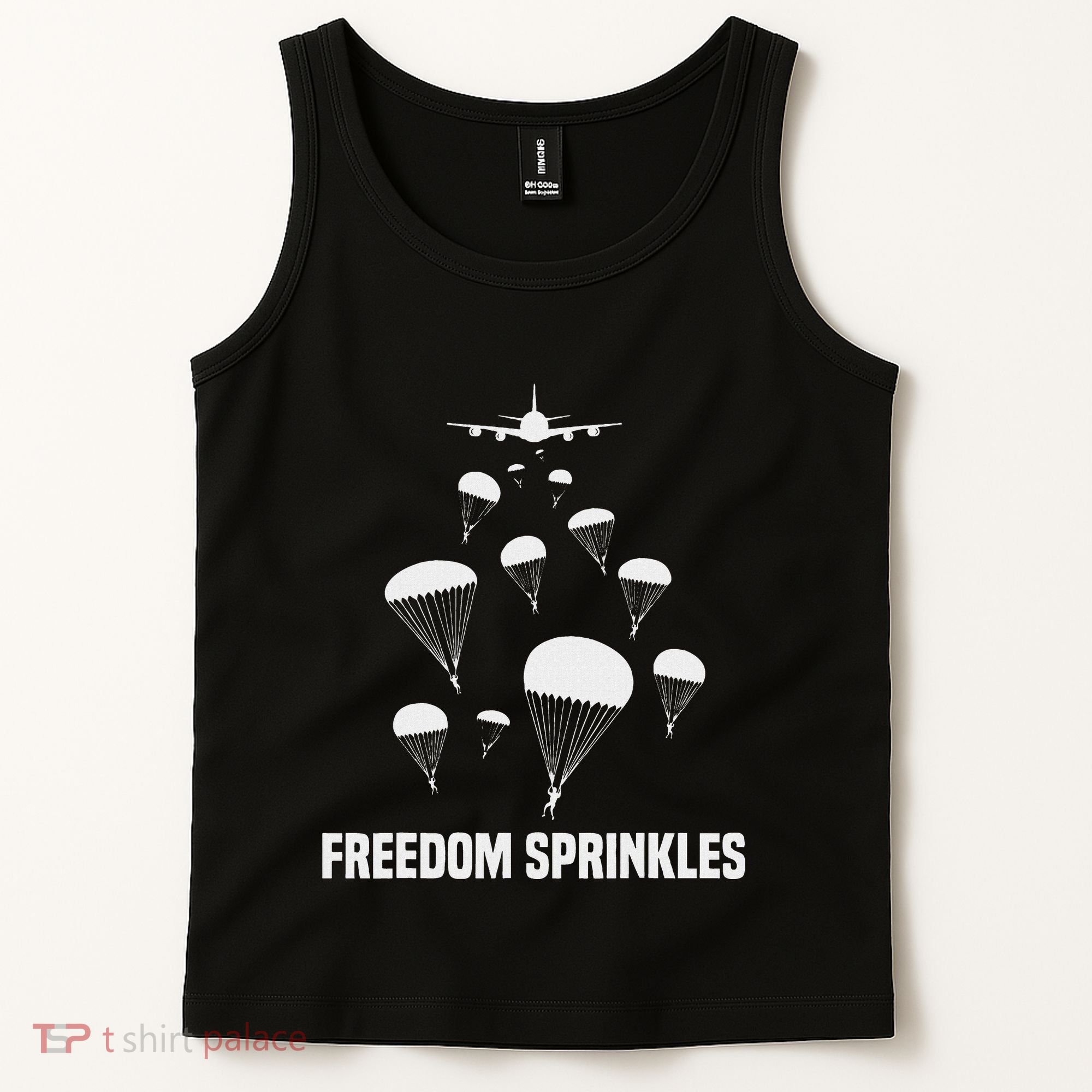 Paratrooper Freedom Sprinkles 82nd 101st Airborne Tank Top