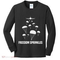 Paratrooper Freedom Sprinkles 82nd 101st Airborne Kids Long Sleeve Shirt thumb 0