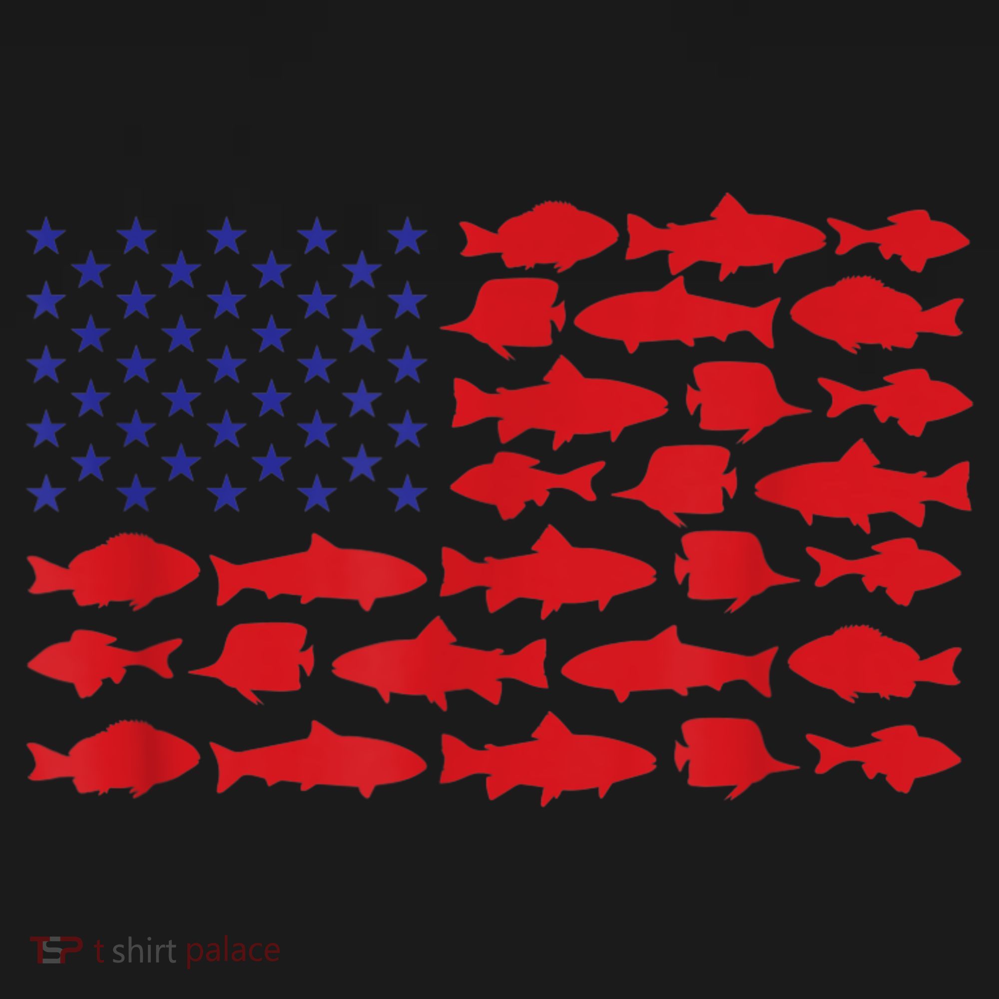Patriotic Fisher Saltwaters Fish Saltwater Men American Flag Apron