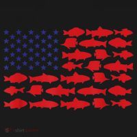 Patriotic Fisher Saltwaters Fish Saltwater Men American Flag Women's Hoodie thumb 2
