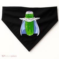 Pickel-o Funny Spoof Anime Pickle USA-Made Doggie Bandana thumb 0