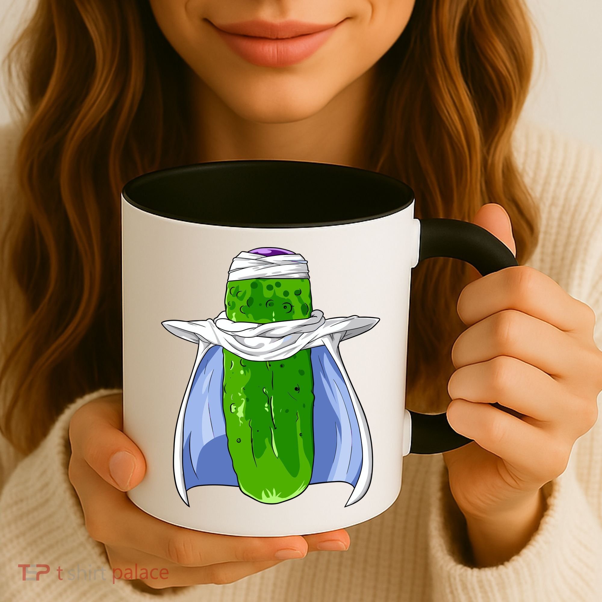 Pickel-o Funny Spoof Anime Pickle Coffee Mug