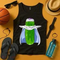 Pickel-o Funny Spoof Anime Pickle Tank Top thumb 4