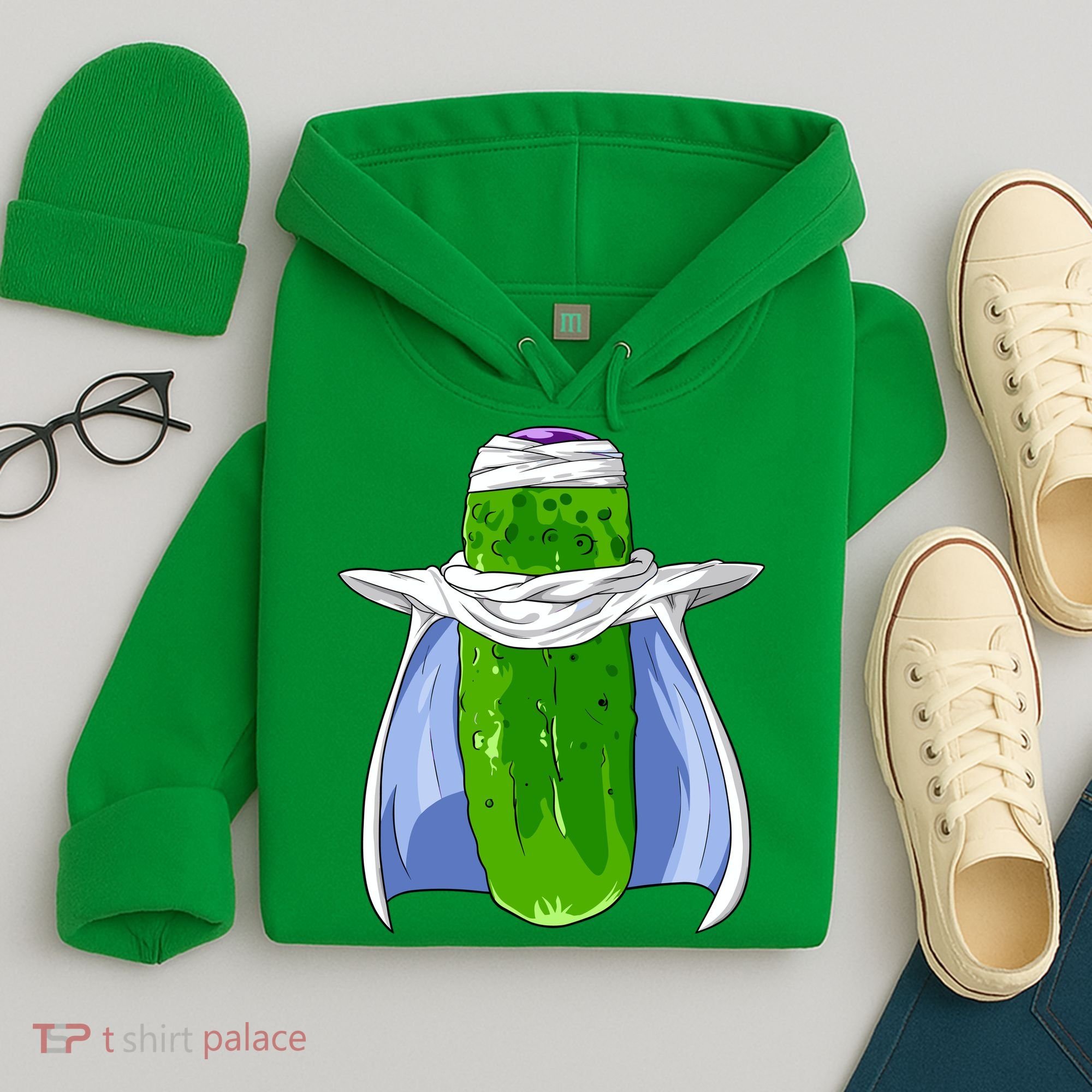 Pickel-o Funny Spoof Anime Pickle Hoodie