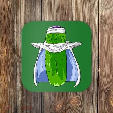 Pickel-o Funny Spoof Anime Pickle Coaster