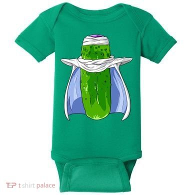 Pickel-o Funny Spoof Anime Pickle Baby Bodysuit
