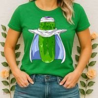 Pickel-o Funny Spoof Anime Pickle Women's T-Shirt thumb 2