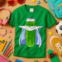 Pickel-o Funny Spoof Anime Pickle Kids T-Shirt thumb 3