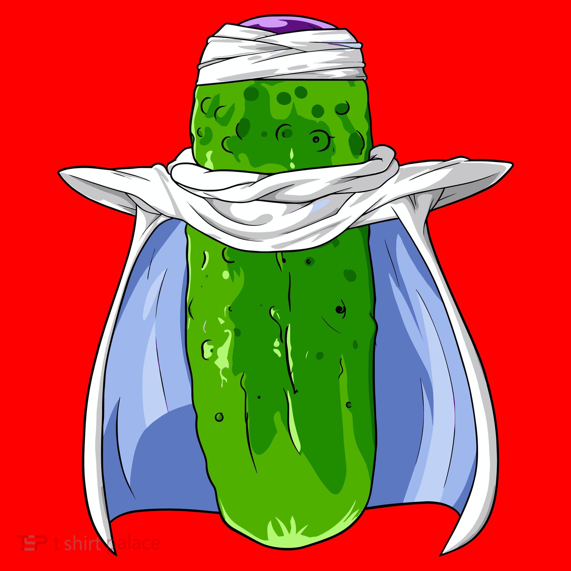 Pickel-o Funny Spoof Anime Pickle Santa Hat