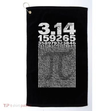 Pi For Teacher Vintage 3.14 Digits Happy Pi Day Golf Towel