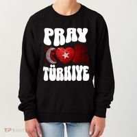 Pray For Turkiye Turkey Tees, Turkey Flag, Support Turkey Women's Sweatshirt thumb 0