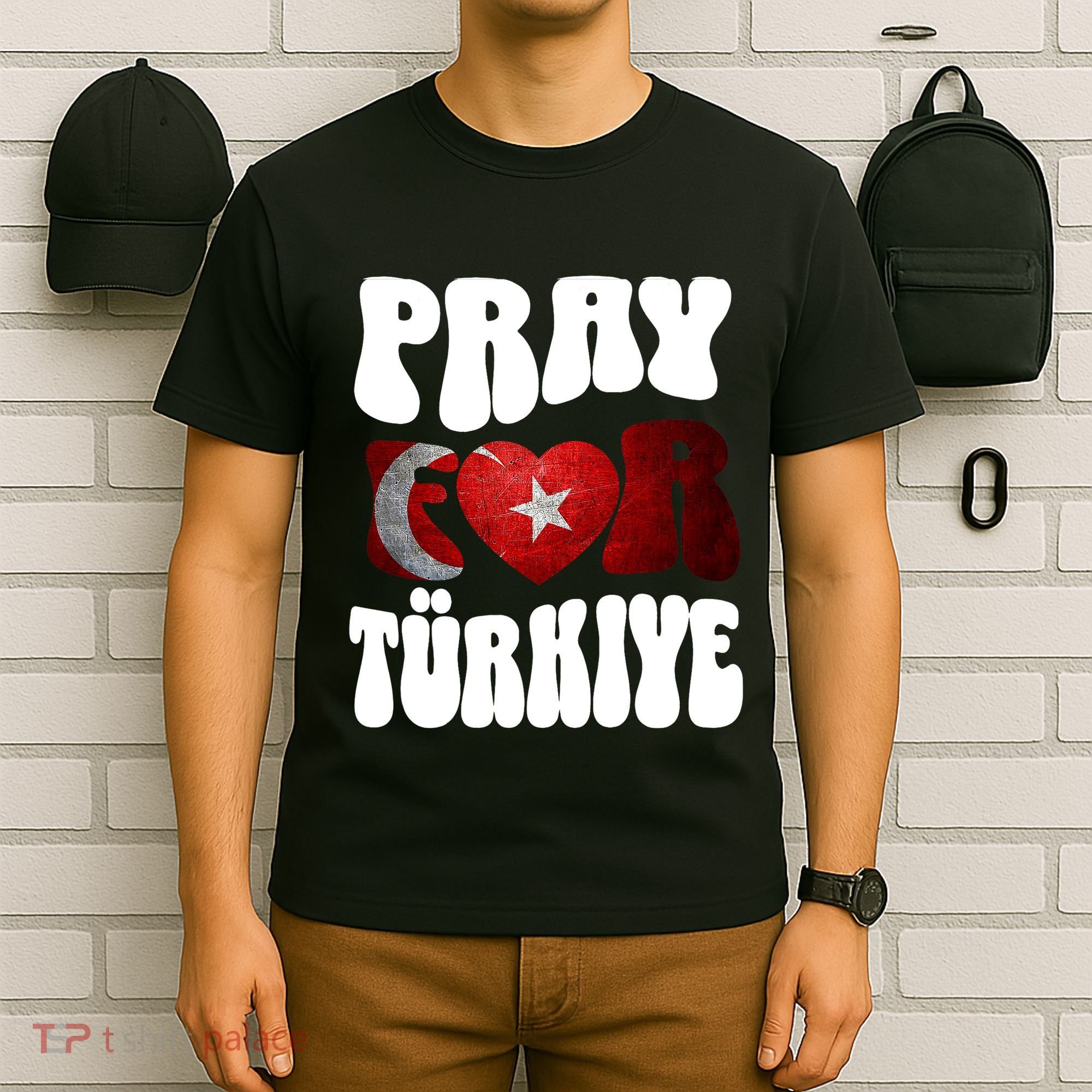 Pray For Turkiye Turkey Tees, Turkey Flag, Support Turkey T-Shirt