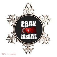 Pray For Turkiye Turkey Tees, Turkey Flag, Support Turkey Ornament thumb 0