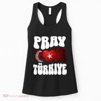 Pray For Turkiye Turkey Tees, Turkey Flag, Support Turkey Women's Tank Top thumb 0