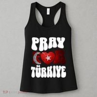 Pray For Turkiye Turkey Tees, Turkey Flag, Support Turkey Women's Tank Top thumb 3