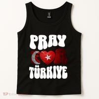 Pray For Turkiye Turkey Tees, Turkey Flag, Support Turkey Tank Top thumb 2