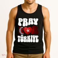 Pray For Turkiye Turkey Tees, Turkey Flag, Support Turkey Tank Top thumb 3