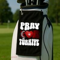 Pray For Turkiye Turkey Tees, Turkey Flag, Support Turkey Golf Towel thumb 2