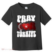 Pray For Turkiye Turkey Tees, Turkey Flag, Support Turkey Toddler T-Shirt thumb 0