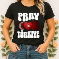 Pray For Turkiye Turkey Tees, Turkey Flag, Support Turkey Women's T-Shirt thumb 2