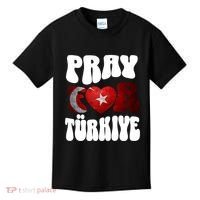 Pray For Turkiye Turkey Tees, Turkey Flag, Support Turkey Kids T-Shirt thumb 0