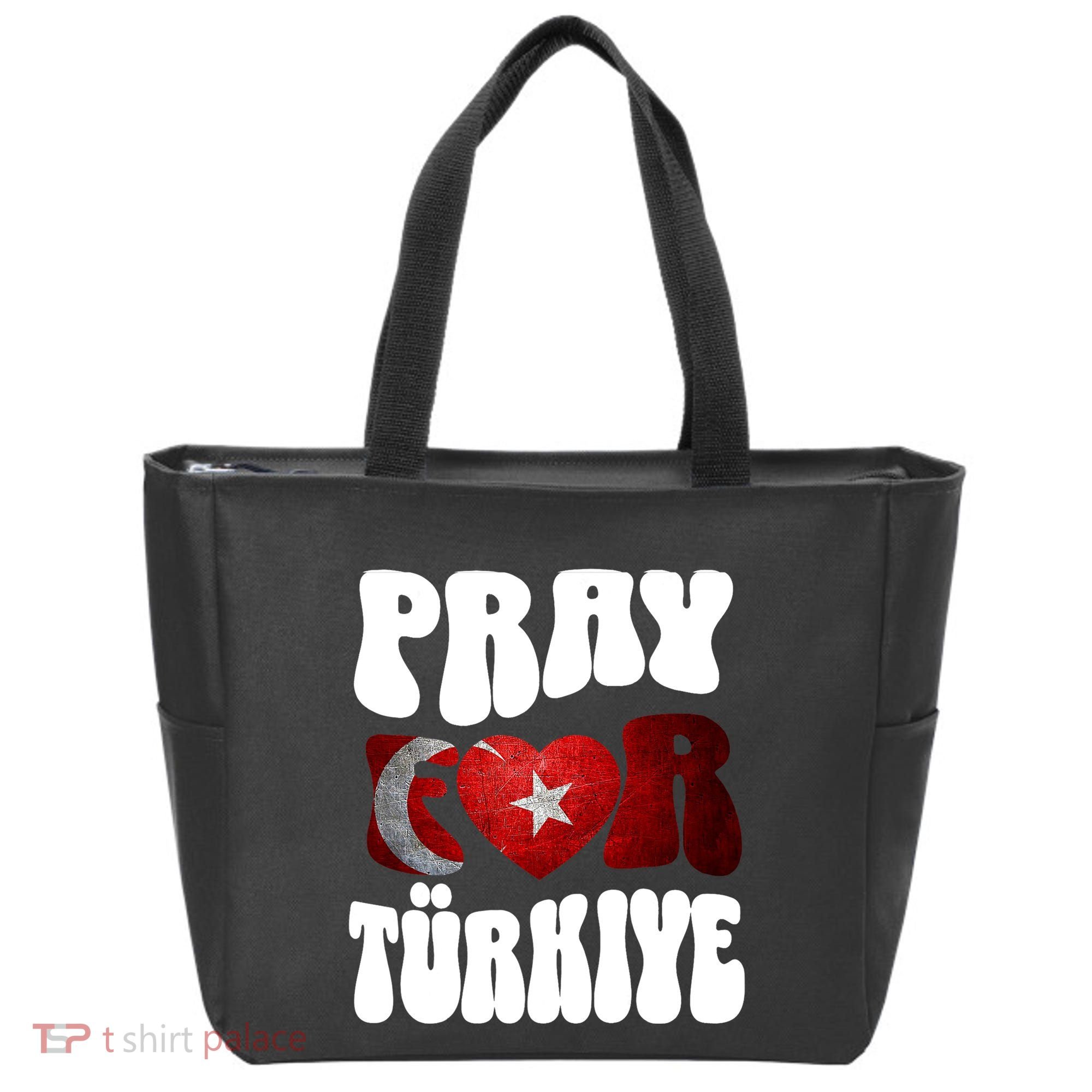 Pray For Turkiye Turkey Tees, Turkey Flag, Support Turkey Tote Bag