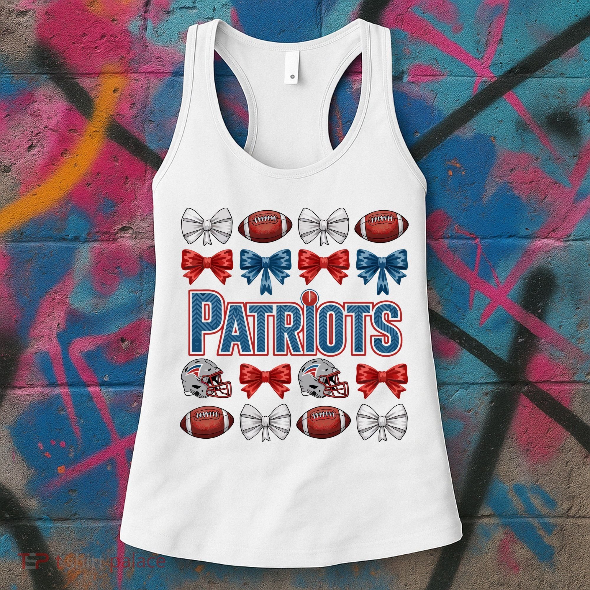 Patriots Football Team Fan Women's Tank Top