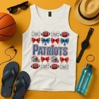Patriots Football Team Fan Tank Top thumb 4