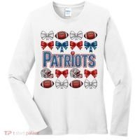 Patriots Football Team Fan Women's Long Sleeve Shirt thumb 0