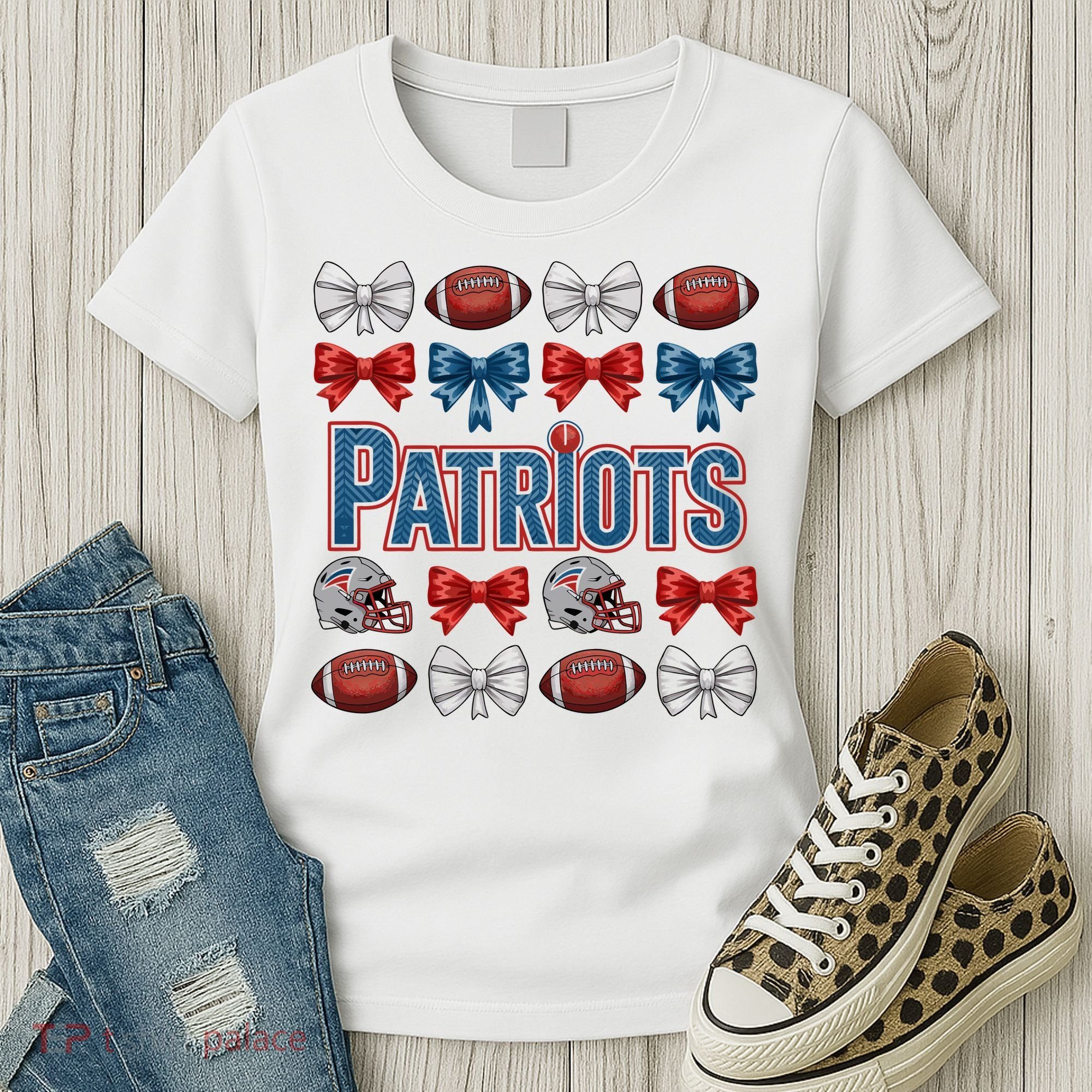 Patriots Football Team Fan Women's T-Shirt