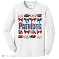 Patriots Football Team Fan Kids Long Sleeve Shirt thumb 0