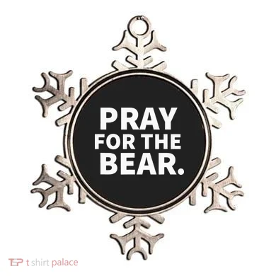 Pray For The Bear Ornament
