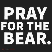 Pray For The Bear Golf Towel thumb 3