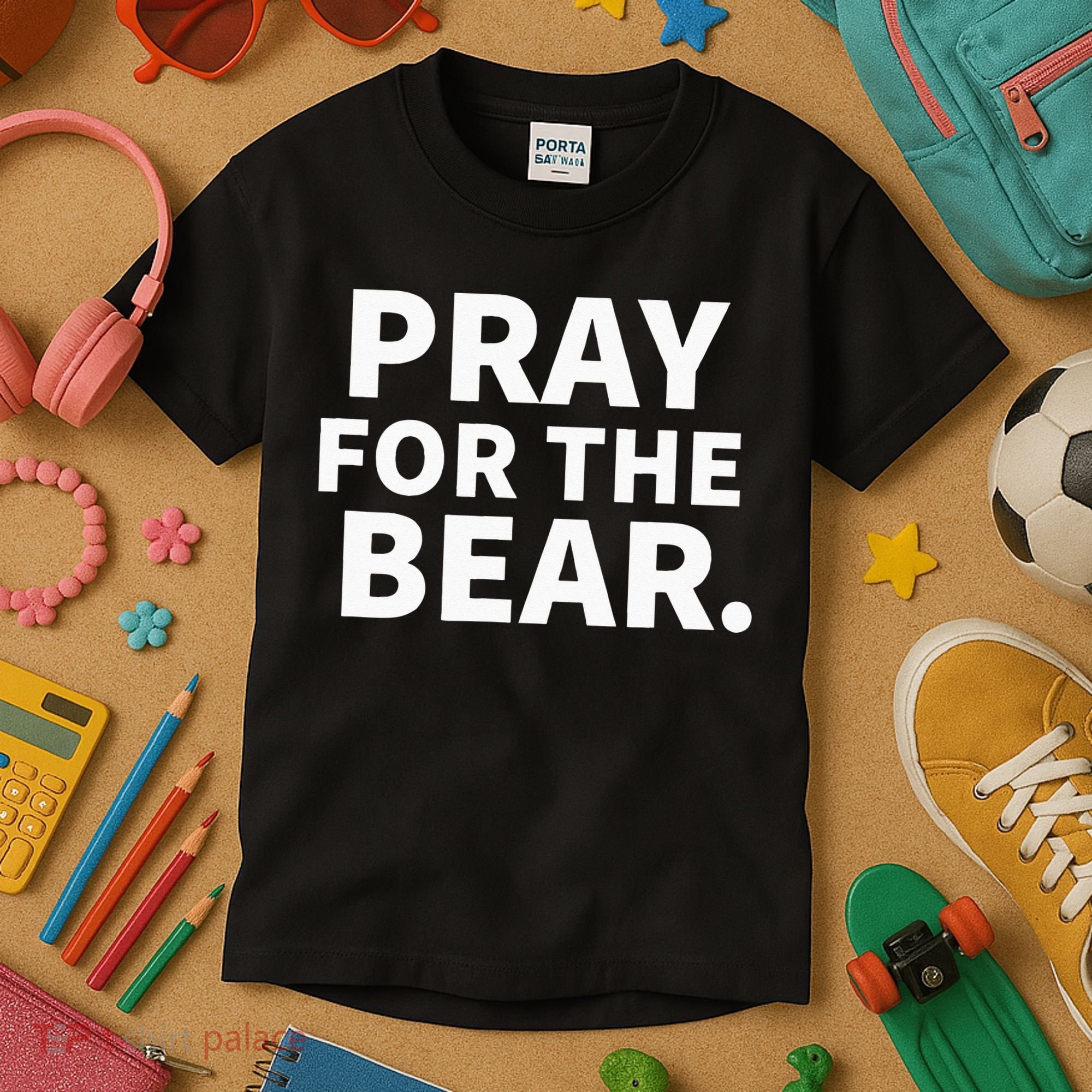 Pray For The Bear Kids T-Shirt