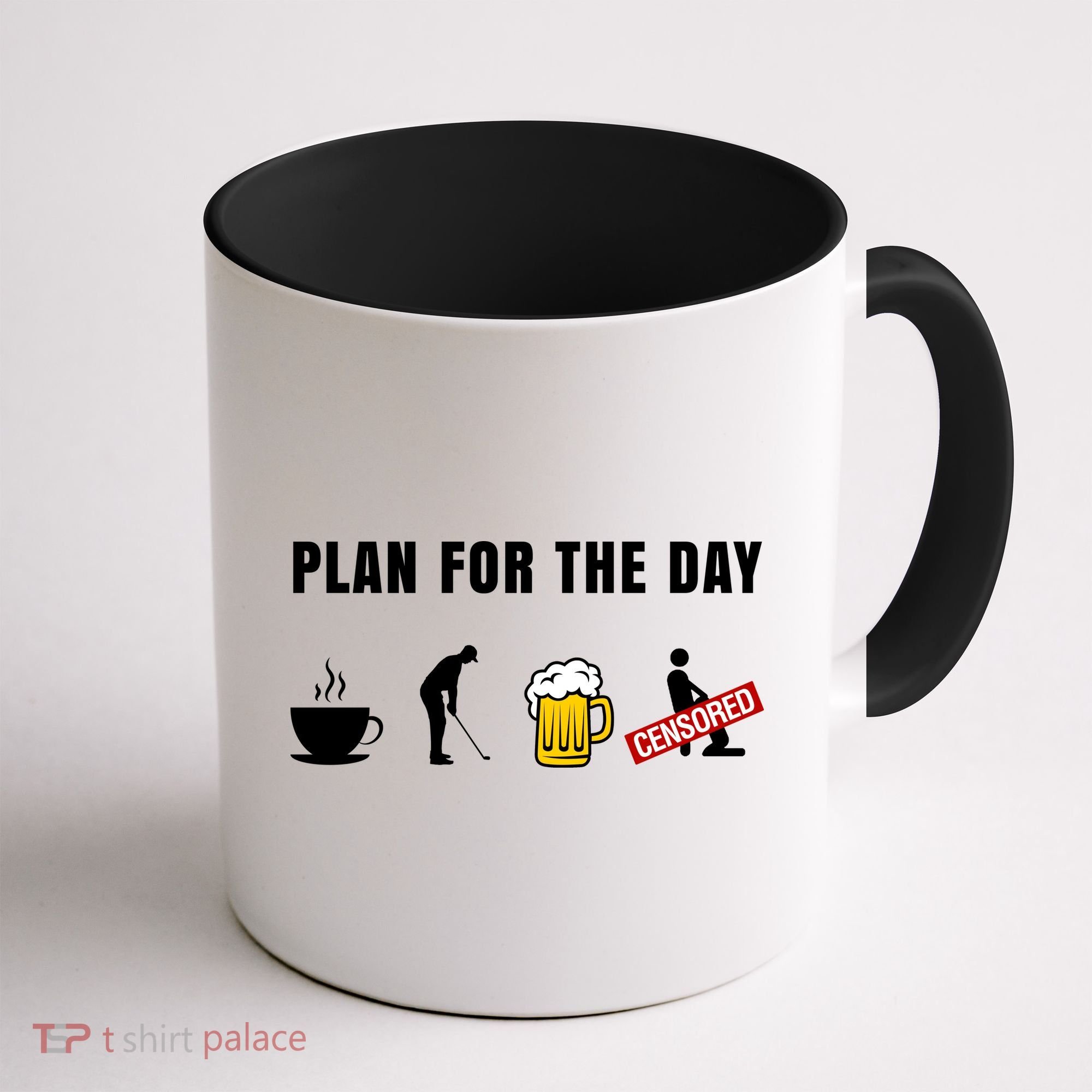 Plan For The Day Funny Husband Coffee Mug