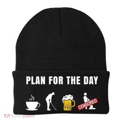 Plan For The Day Funny Husband Beanie