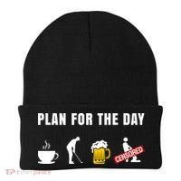 Plan For The Day Funny Husband Beanie thumb 0