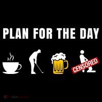 Plan For The Day Funny Husband Coaster thumb 2