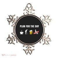 Plan For The Day Funny Husband Ornament thumb 0