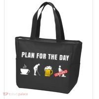 Plan For The Day Funny Husband Tote Bag thumb 3