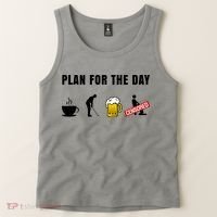 Plan For The Day Funny Husband Tank Top thumb 2