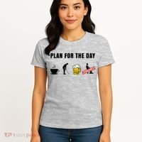 Plan For The Day Funny Husband Women's T-Shirt thumb 4