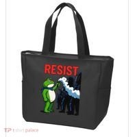 Portland Frog Trending Funny Video Protest Resist Tote Bag thumb 3