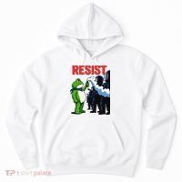 Portland Frog Trending Funny Video Protest Resist Hoodie thumb 0