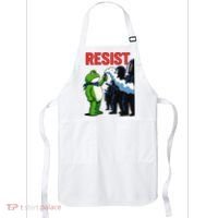 Portland Frog Trending Funny Video Protest Resist Apron thumb 0