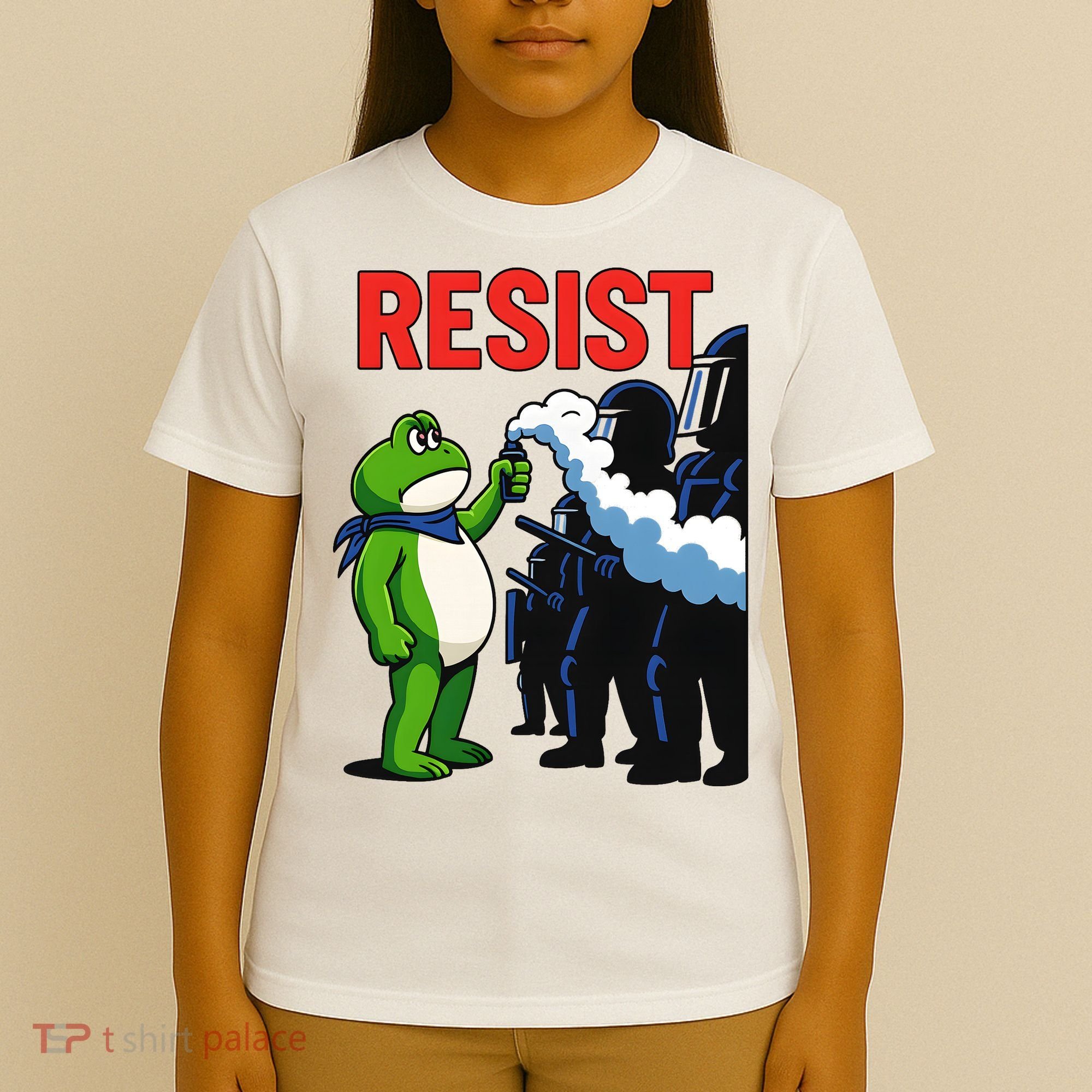 Portland Frog Trending Funny Video Protest Resist T-Shirt