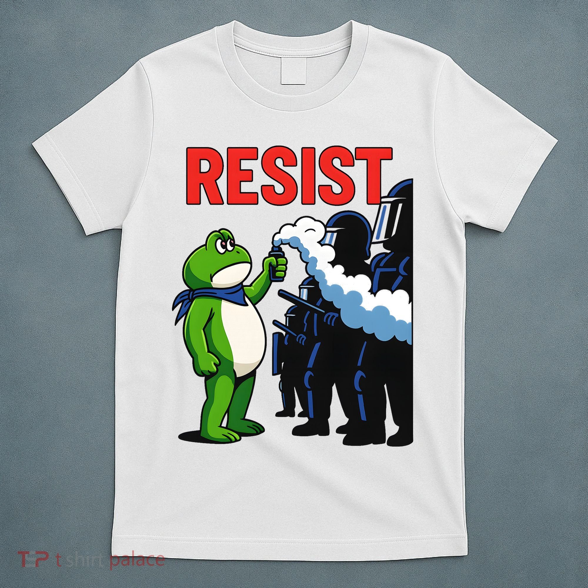 Portland Frog Trending Funny Video Protest Resist T-Shirt
